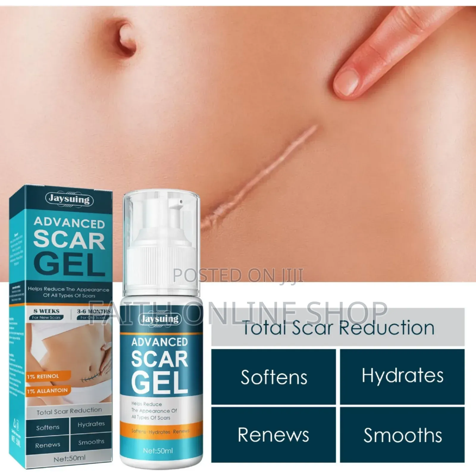 Jaysuing Advanced Scar Removal Gel 50ml