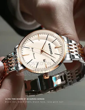 Binbond Watches Full Box Silver and Gold
