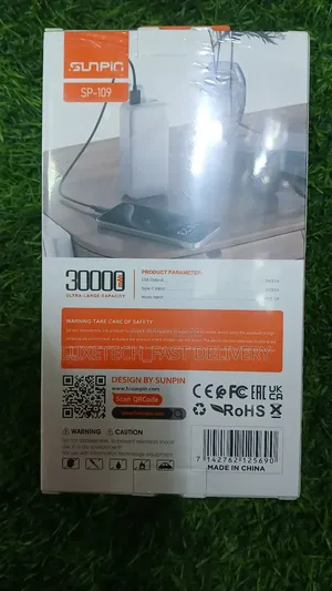 Sunpin Powerbank 30000mah Super Fast Charging