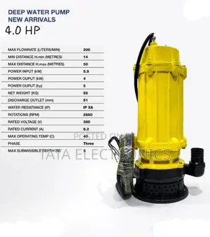 Sewage / Deep Pump 4.0hp