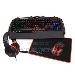 MEETION 4-in-1 Gaming Kit C500 – Backlit Keyboard, Mouse