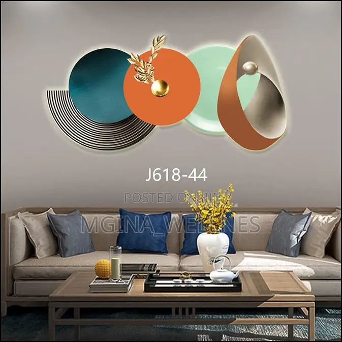 Horizontal Rectangular Wall Clock (Saa Za Ukutani)