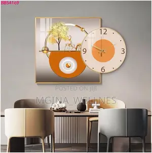 Feather Wall Clock (Saa Za Ukutani 30*80 Cm)