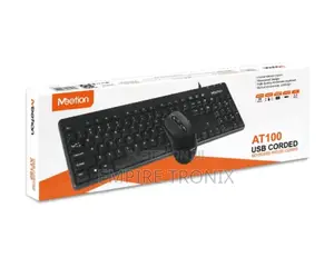 Meetion AT100 Office Wired Keyboard Mouse Combo Waterproof
