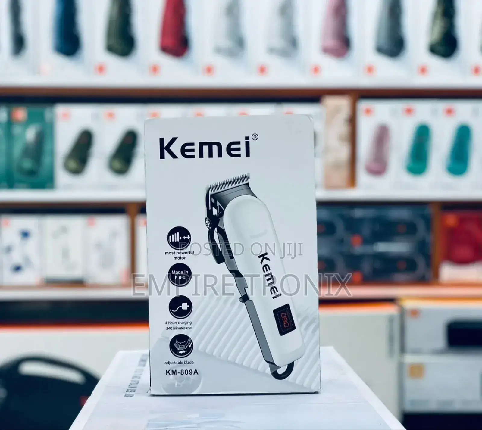 Kemei KM-809A Electric Rechargeable Pro Hair Trimmer