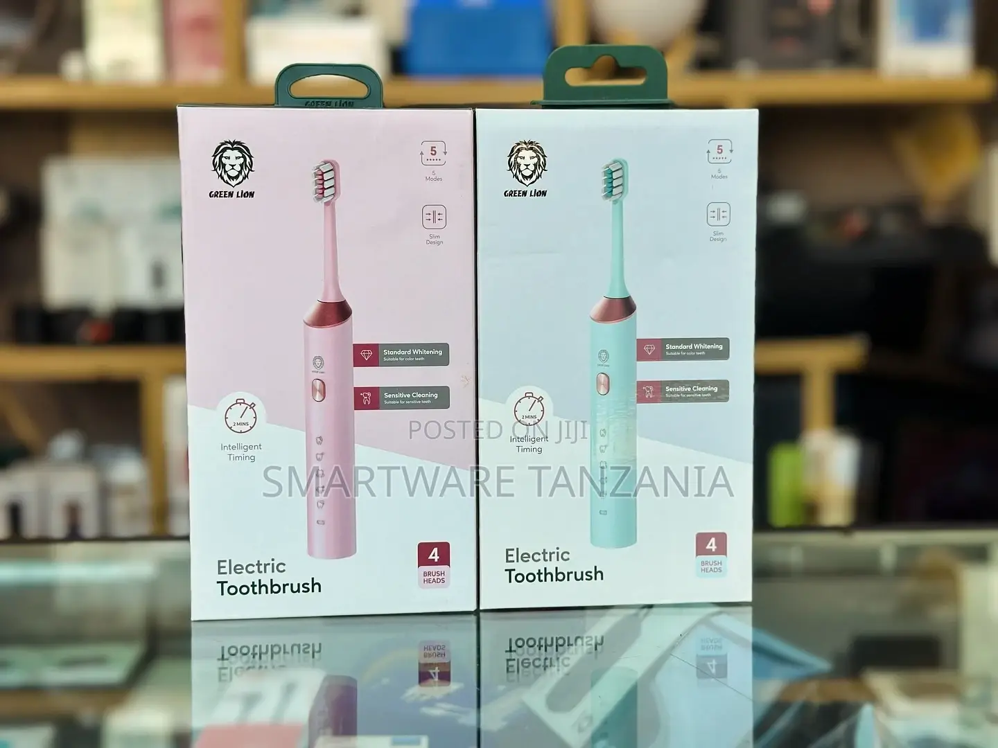 Green Lion Electric Toothbrush Available In Different Colors