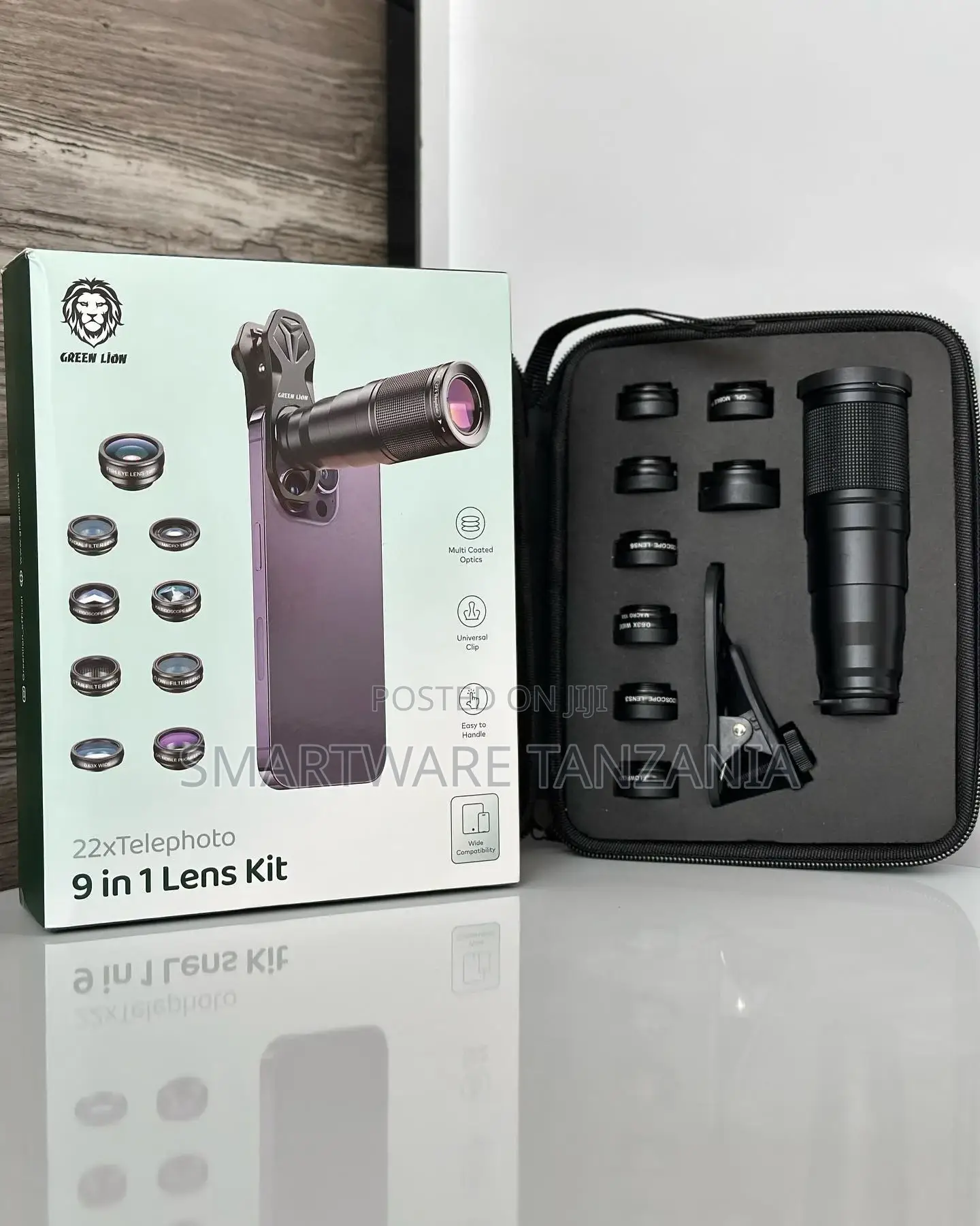 Green Lion 9 In 1 Lens Kit Phone Camera Lens