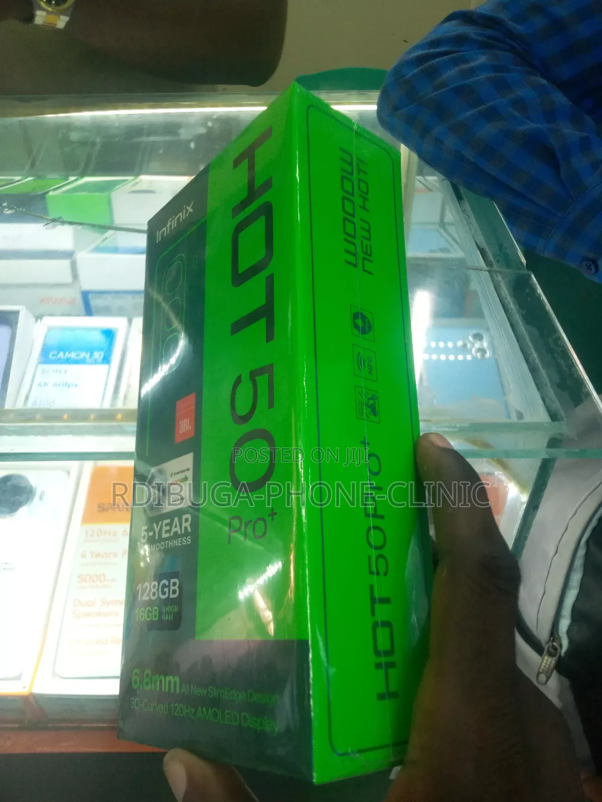 New Infinix Hot 50 Pro+ 4G 128 GB Silver