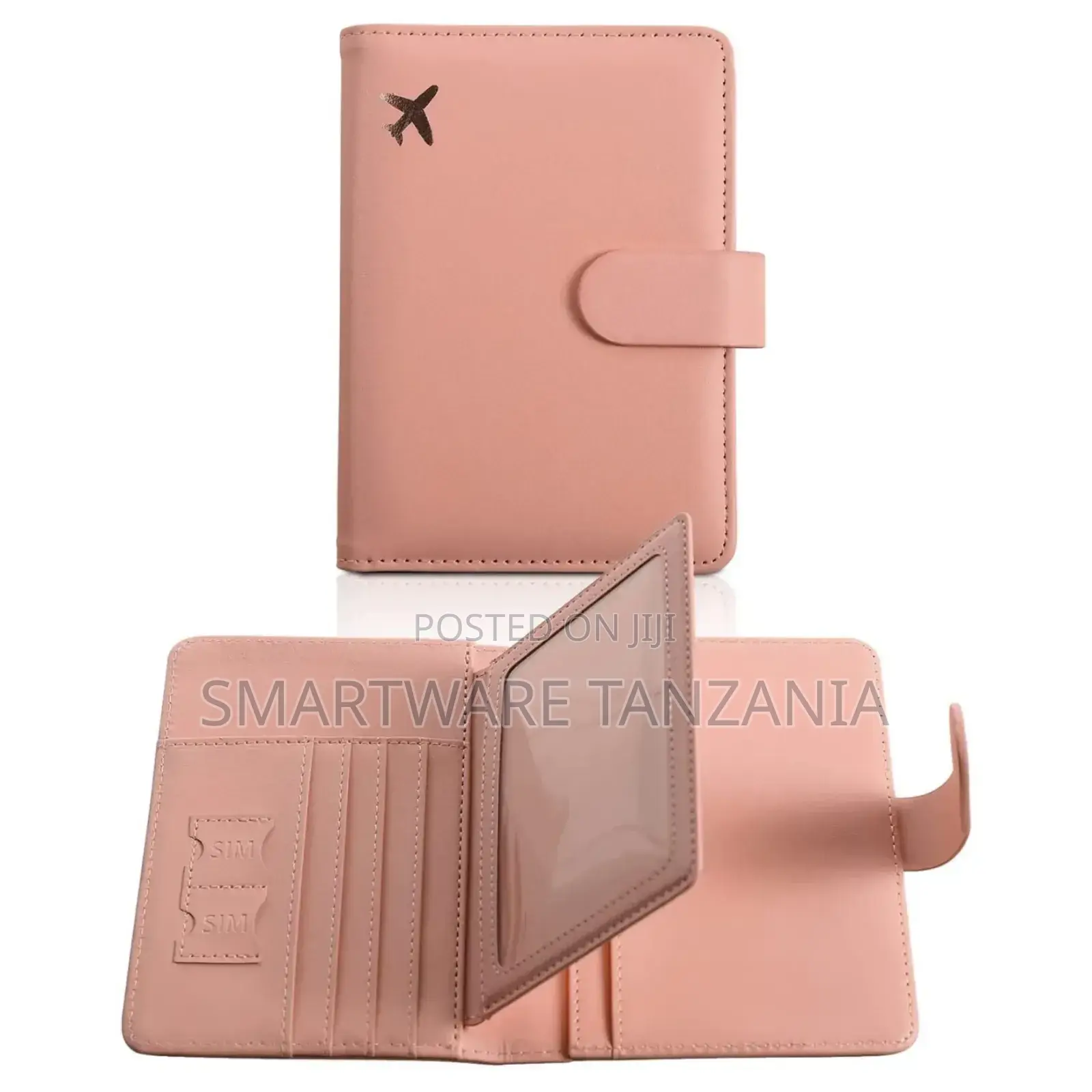 Passport Wallet, Card Holder Cover Passport Flight Ticket