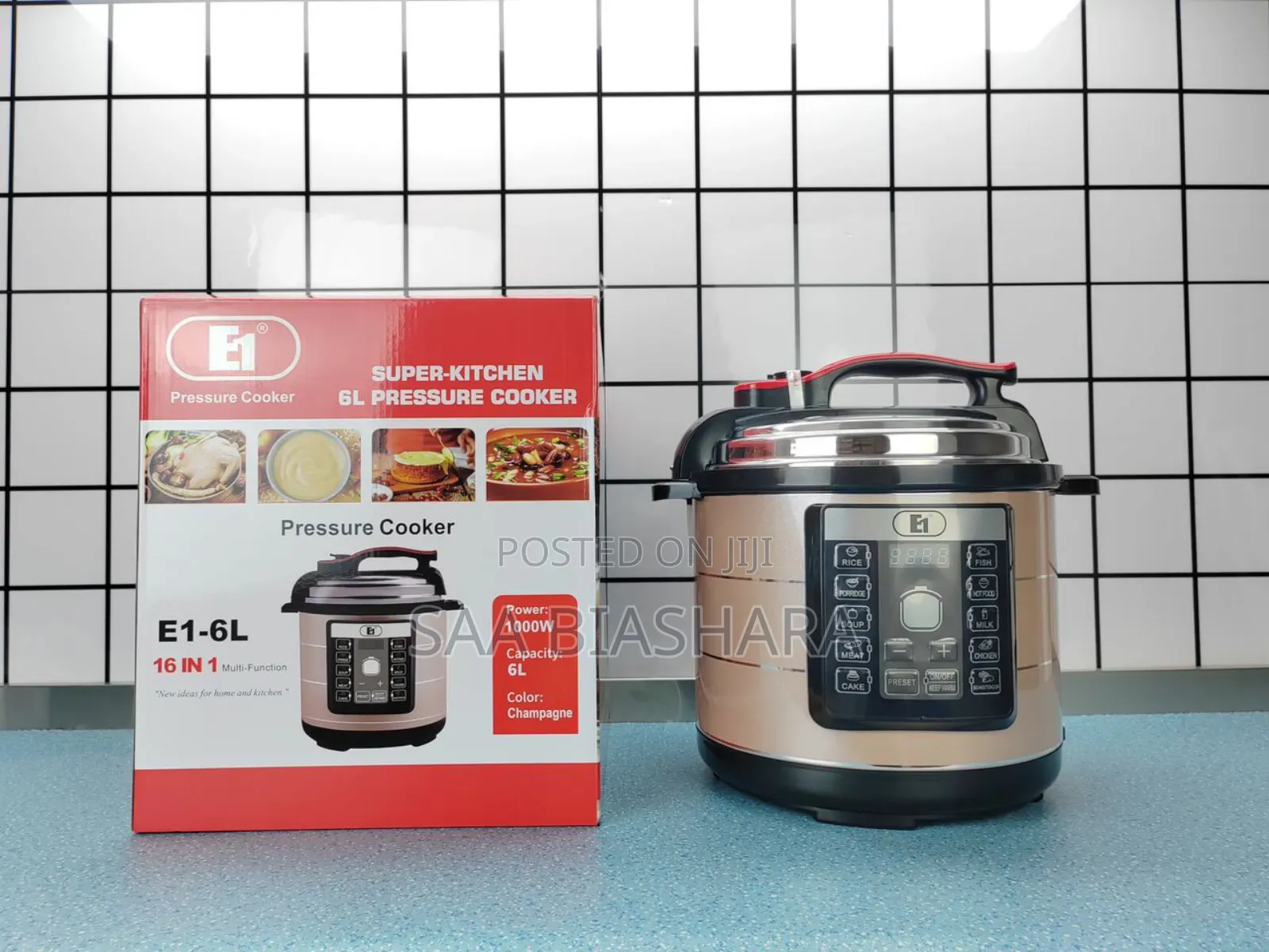 Europe E1 Pressure Cooker Gold