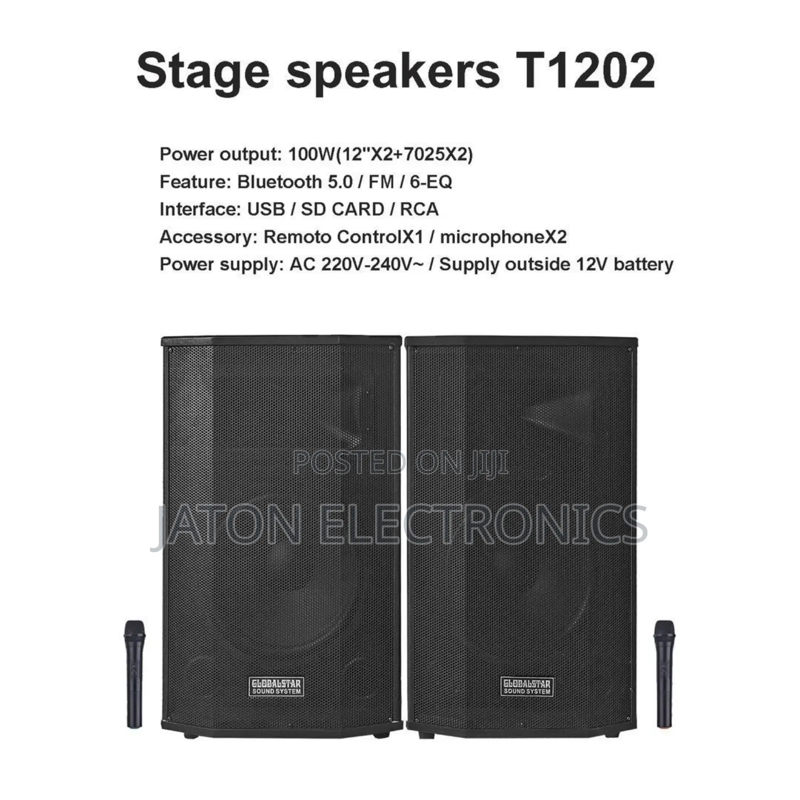 Globalstar Stage Speaker T1202 100w