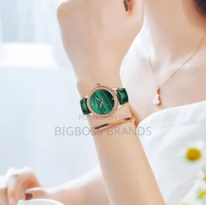 Crrju Ladies Watches Leather Strap