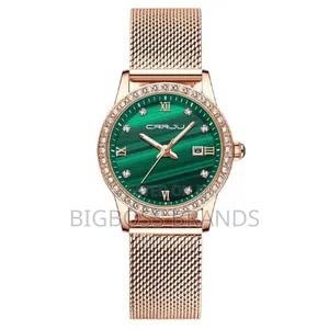Crrju Ladies Watch Stainless Steel Strap