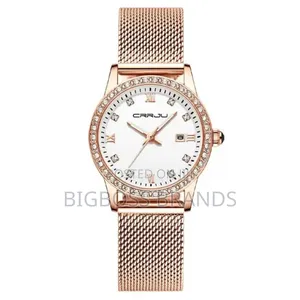 Crrju Ladies Watch Stainless Steel Strap