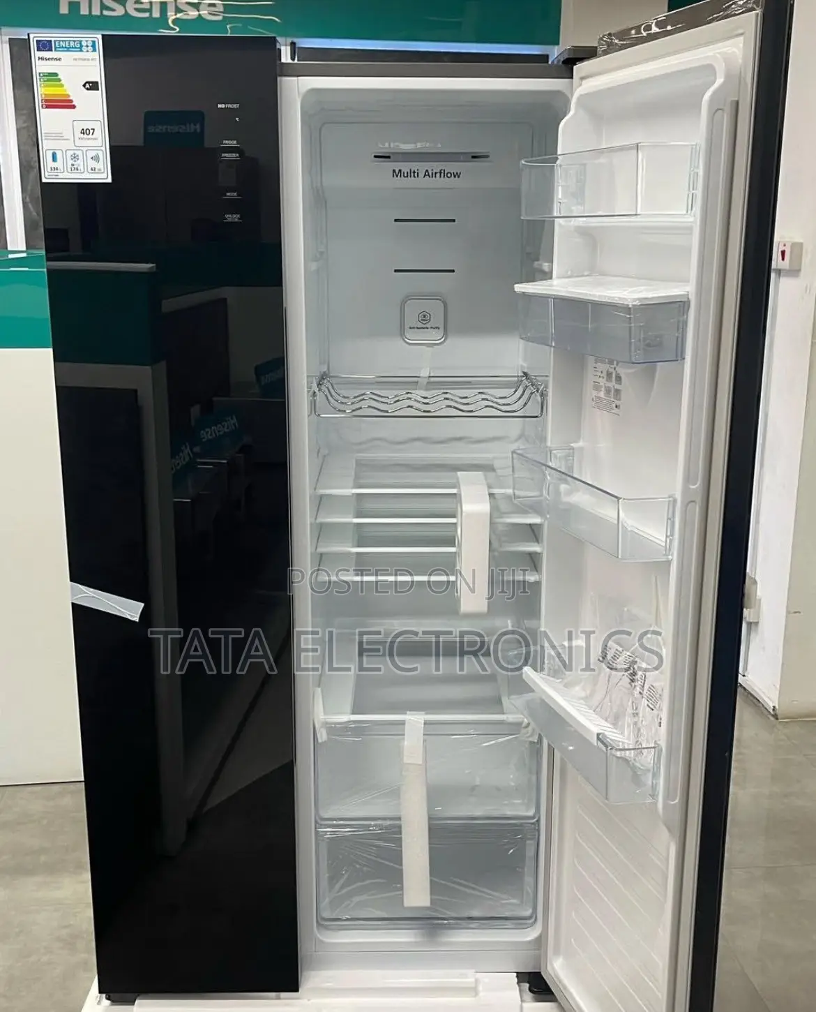 Hisense Refrigerator 508L || H670sit-Wd || Side-by-Side