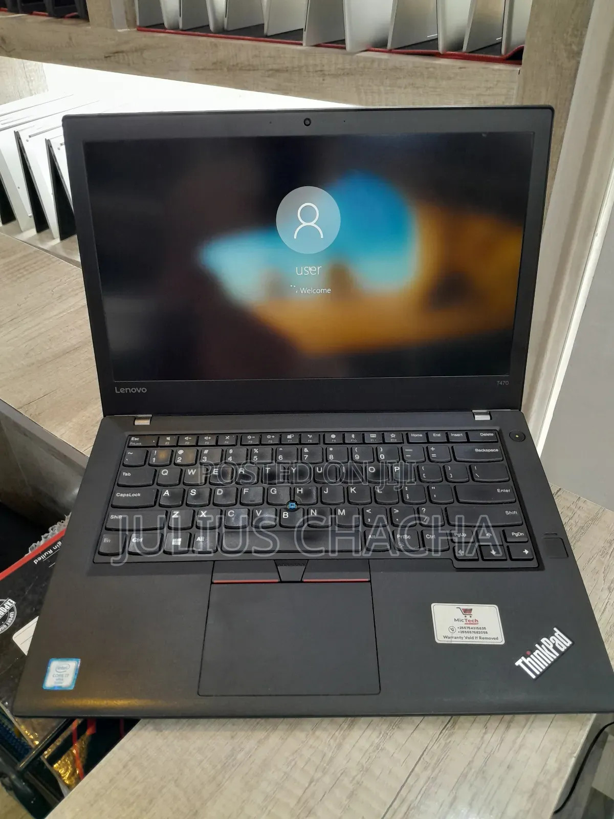 Laptop Lenovo ThinkPad T470 8GB Intel Core I7 HDD 512GB