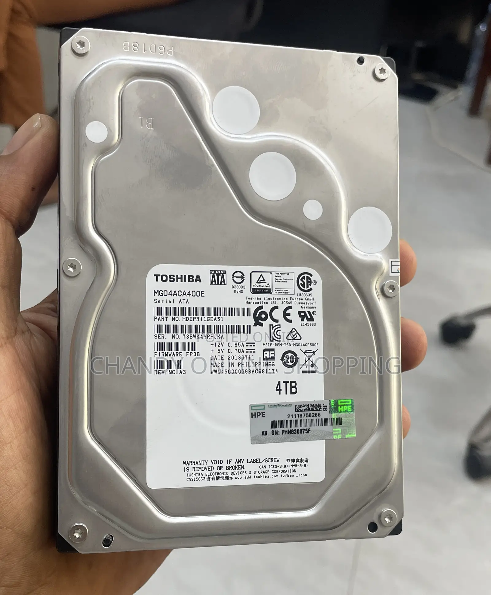4tb Toshiba Computer Internal Hard Drive