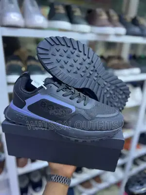 Sneakers Mpya Za Ngozi Za Boss