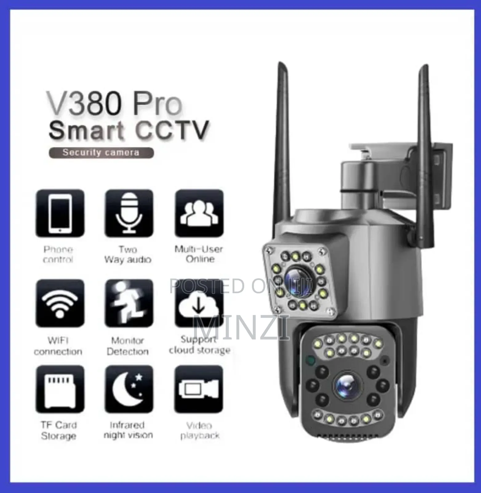 Double Lens Security Camera