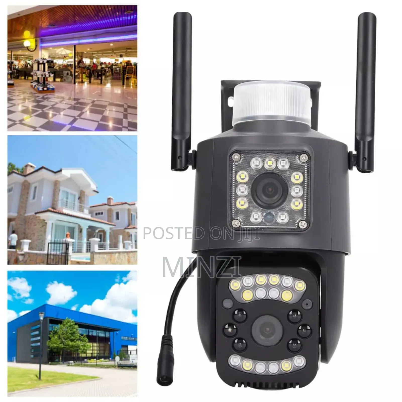 Double Lens Security Camera