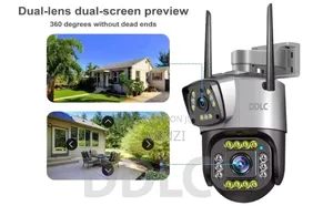 Double Lens Security Camera