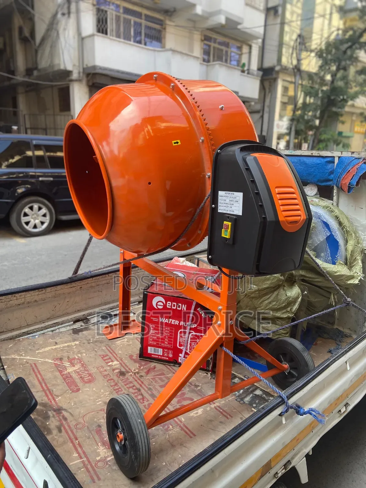 Electrical 250 Capacity Concrete Mixer