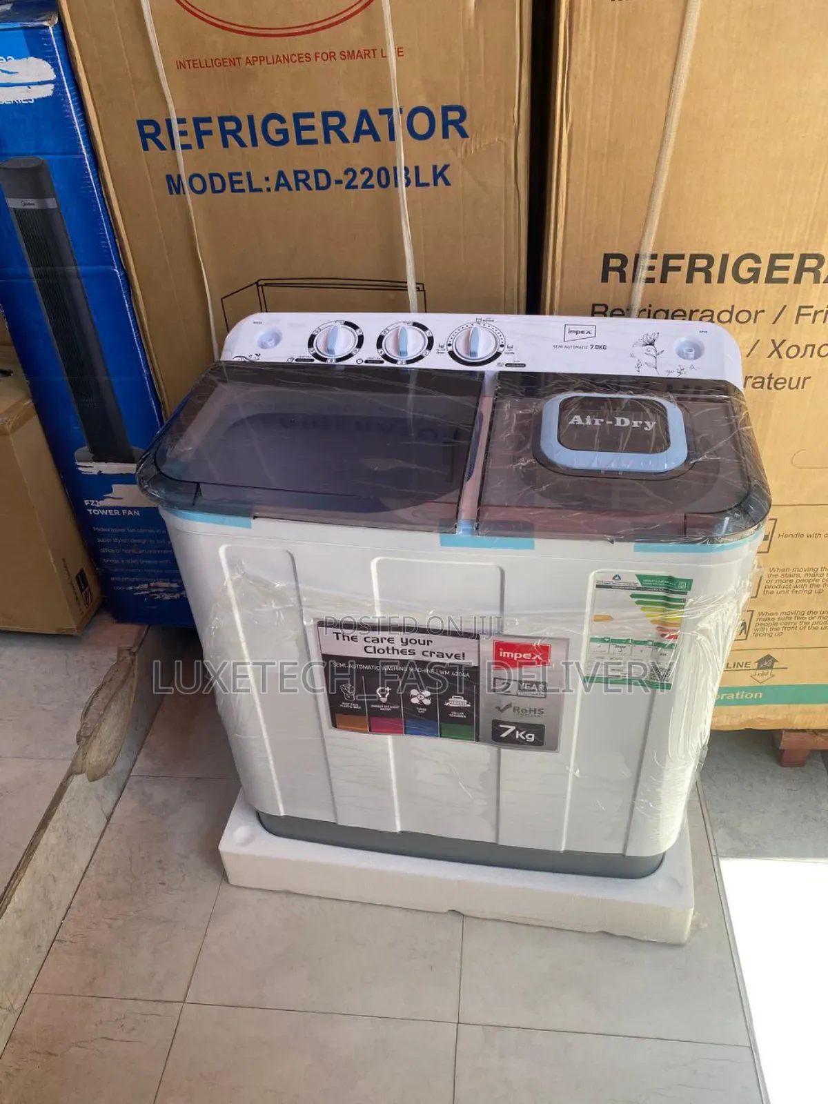 Impex Washing Machine 7kg Twin Tub
