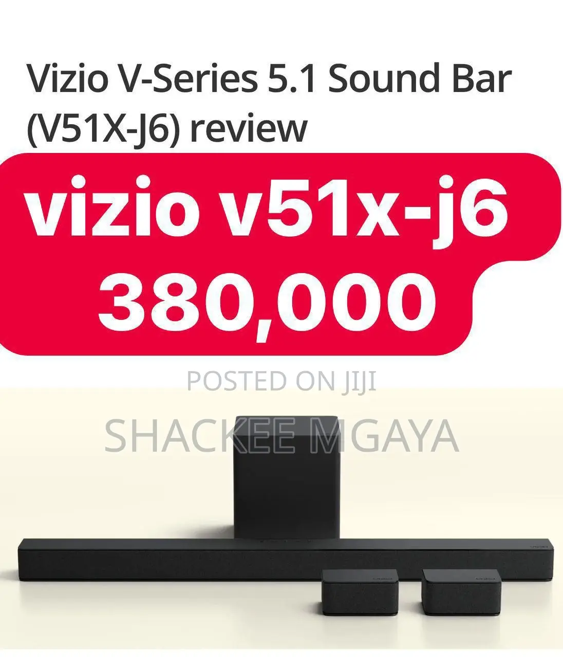 Viziooo Sound Bar V51x-J6