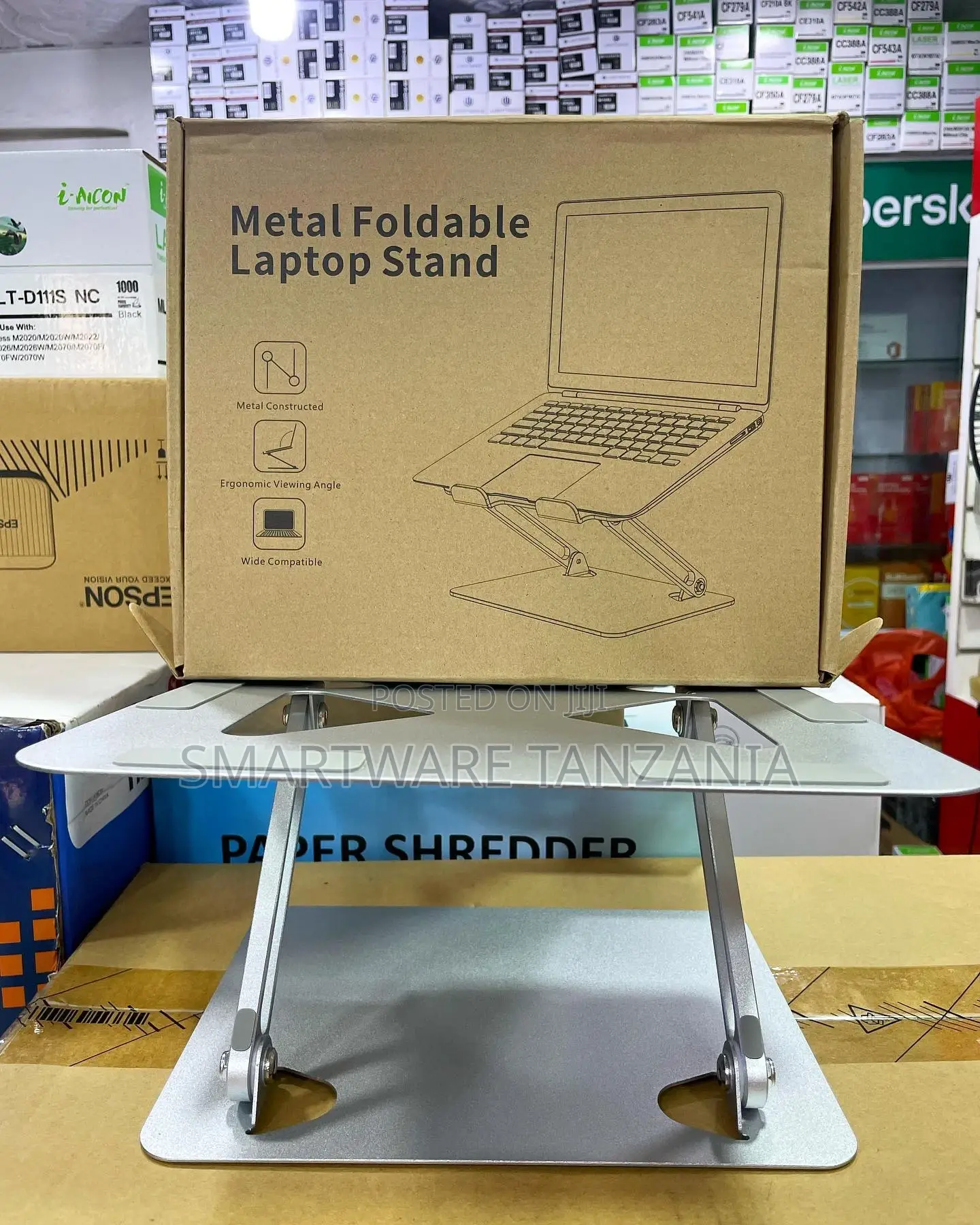 Laptop Stand Computer Stand For Desk, Adjustable Laptop Rise
