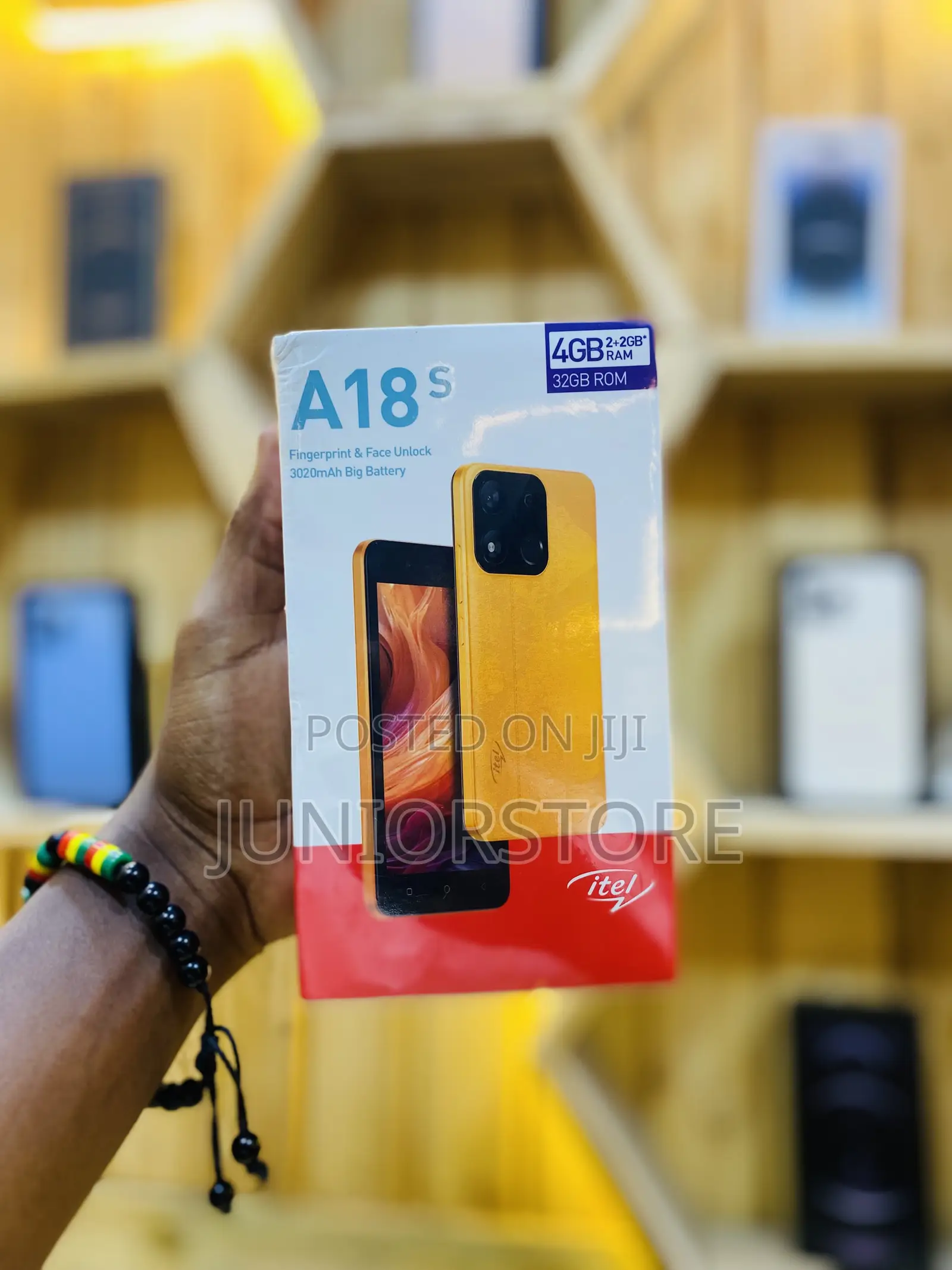New Itel A18s 32 GB Yellow