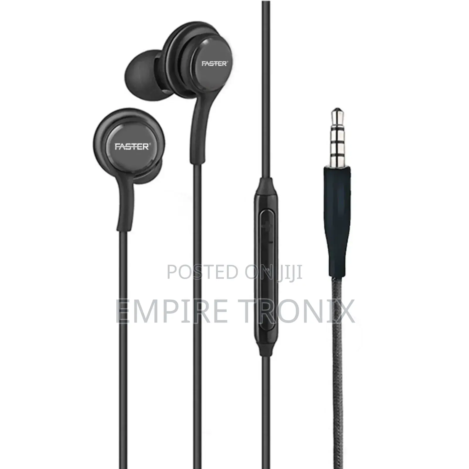 FASTER F5 Super Bass Earphones 3.5mm Jack Noise Cancellation