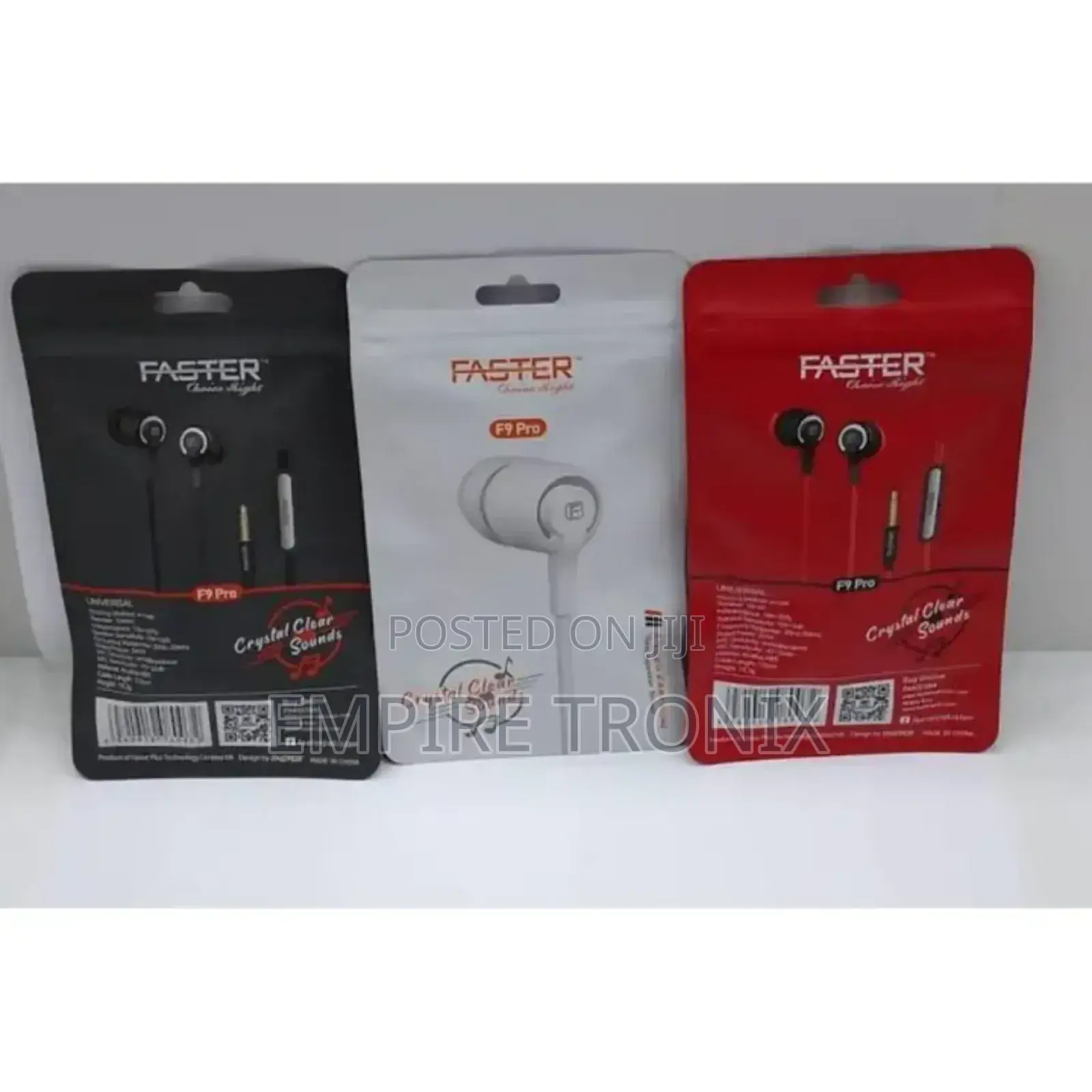 Faster F9 Pro In-ear Headphones With 115cm Cable