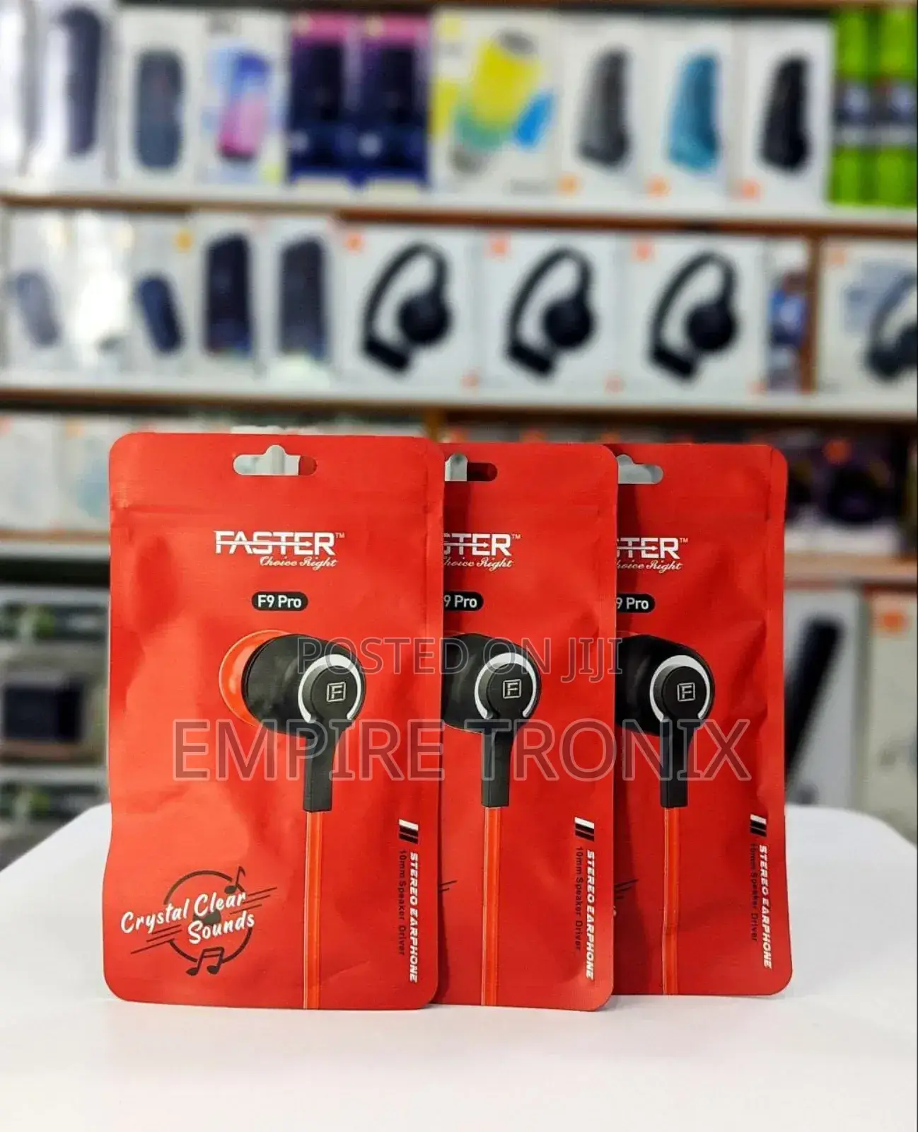 Faster F9 Pro In-ear Headphones With 115cm Cable