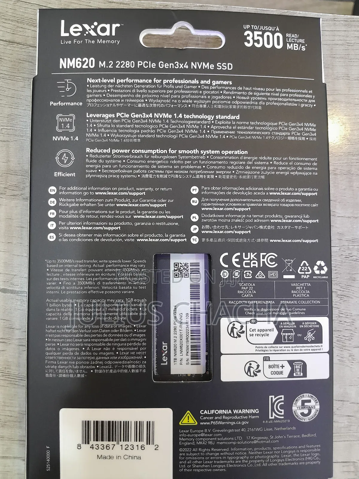 Lexar SSD 1 Terabyte