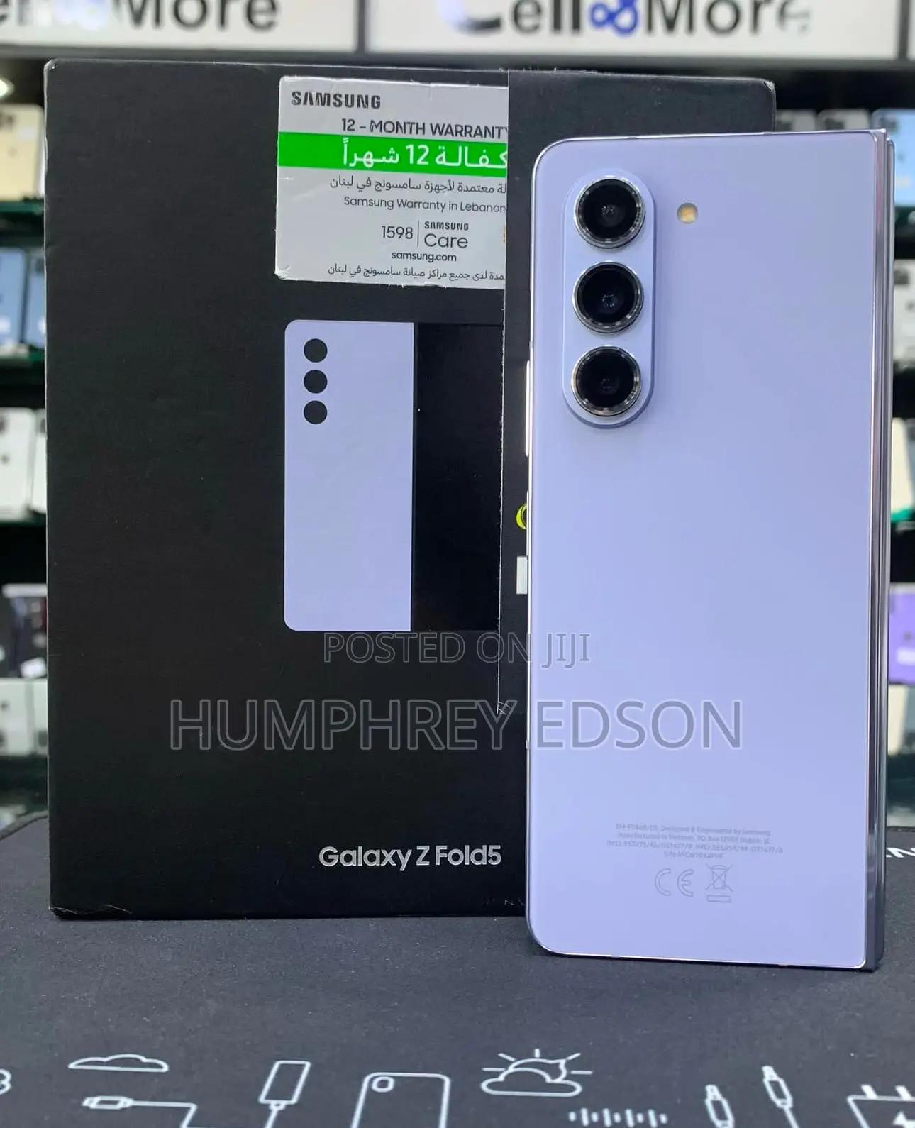 New Samsung Galaxy Z Fold 5 256 GB White