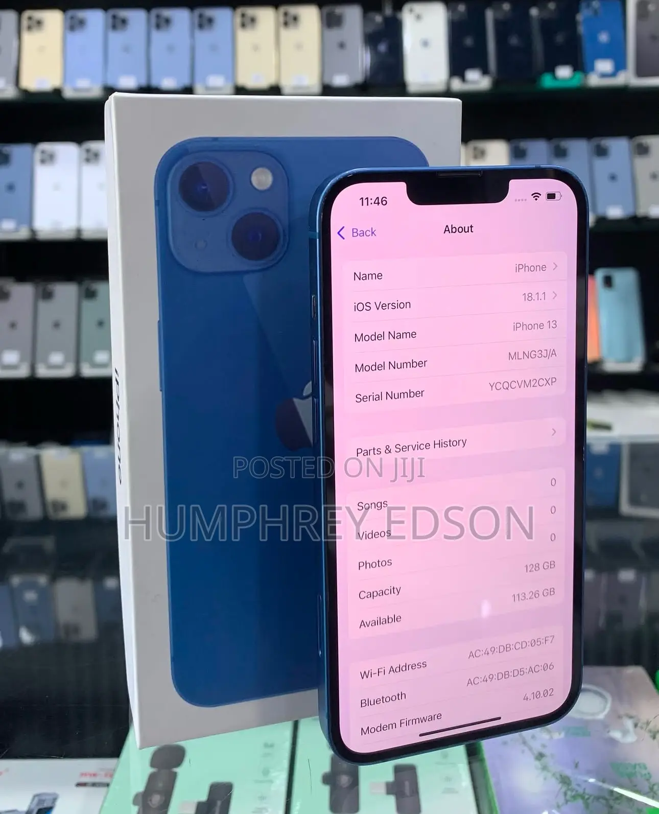 New Apple iPhone 13 256 GB Blue