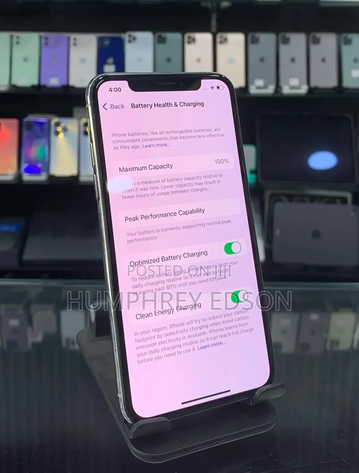 Apple iPhone X 64 GB Silver