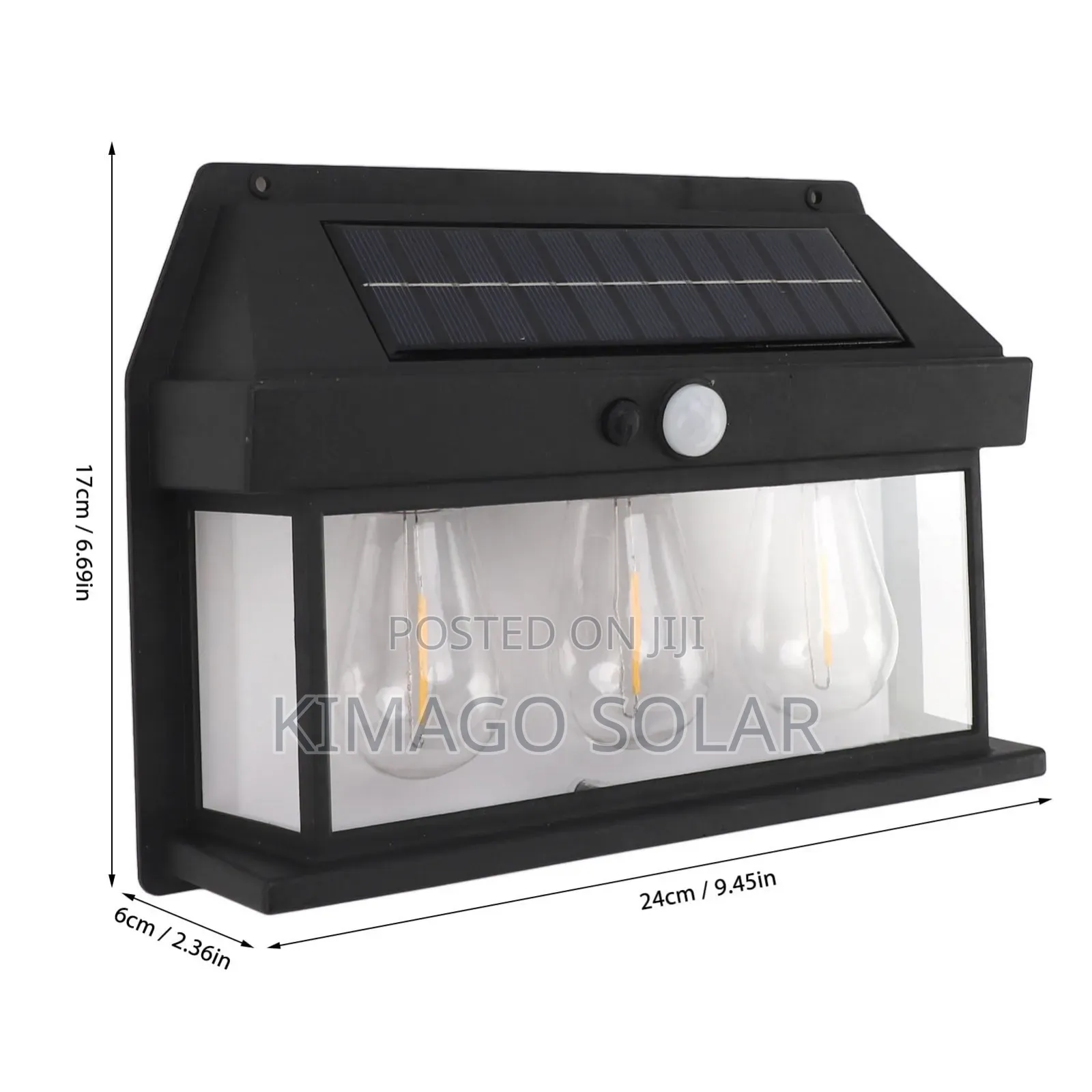 Taa Za Solar Za Ukutani Kubwa Za Bulb 3 Zinapatikana