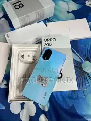 New Oppo A18 128 GB Blue