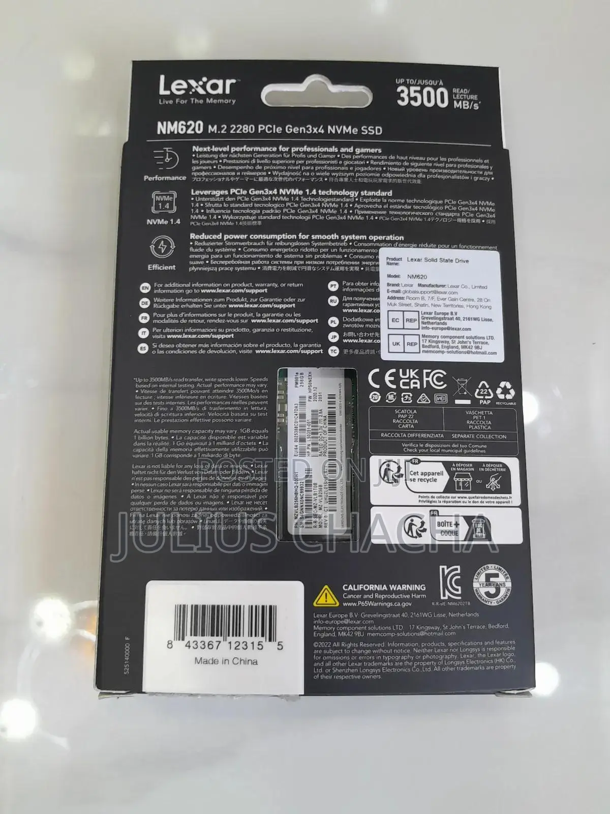 Lexar SSD 512gb