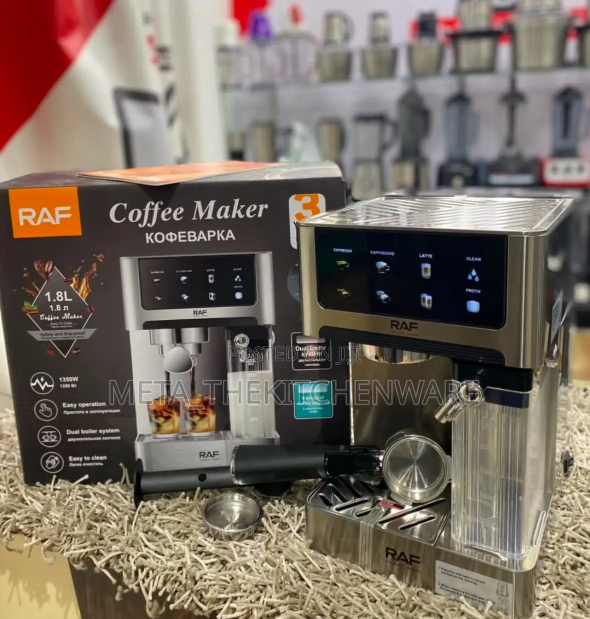 Raf Multifunction Expressio Coffee Maker 1.8L