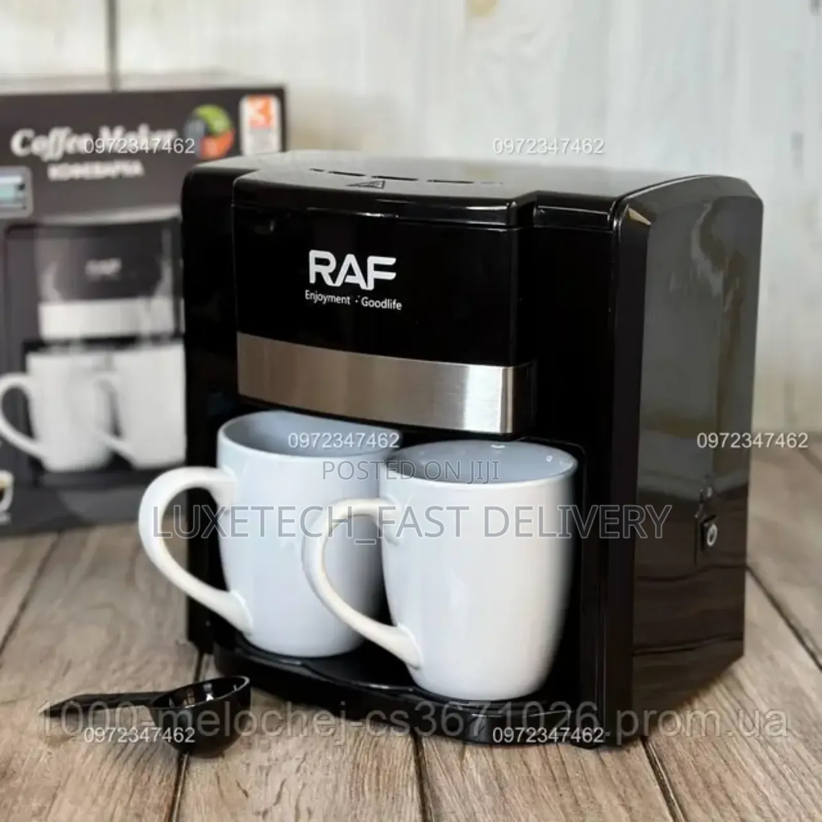 Drip Coffee Maker for Two Cups RAF R.115 650W