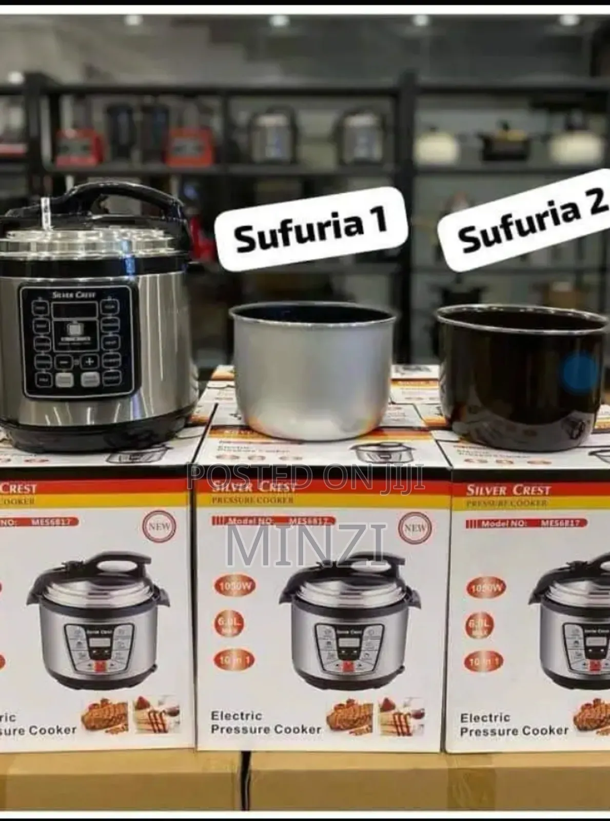 Electric Pressure Cooker 6L ( Sufuria Mbili )