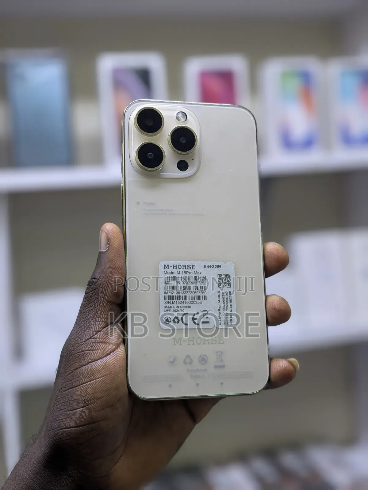 M-Horse Yaya Toure 64 GB Rose Gold