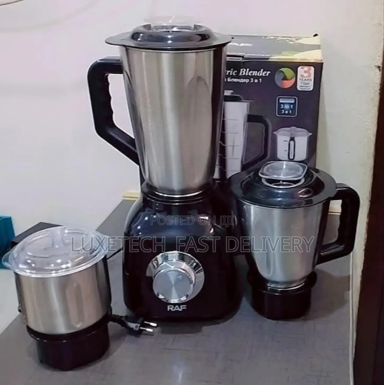 Raf Blender 3 in 1 Multi-Function