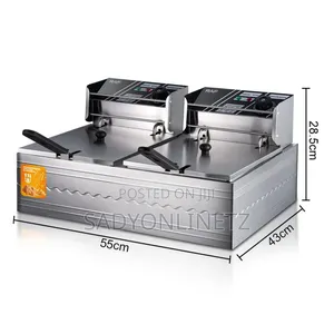 Double Deep Fryer 6+6l