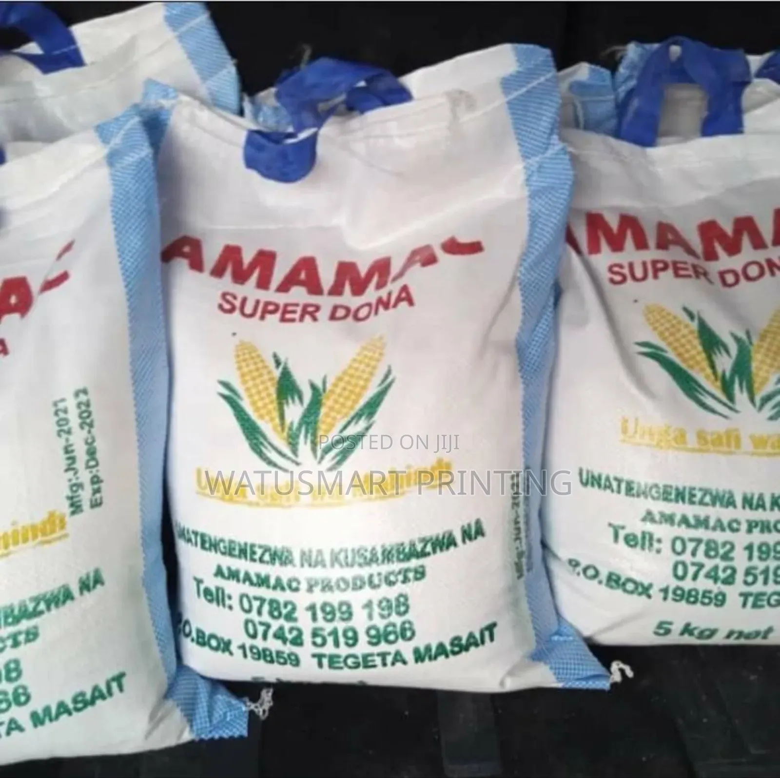 Tunaprint Mifuko Ya 5kg Ya Kuweka Unga