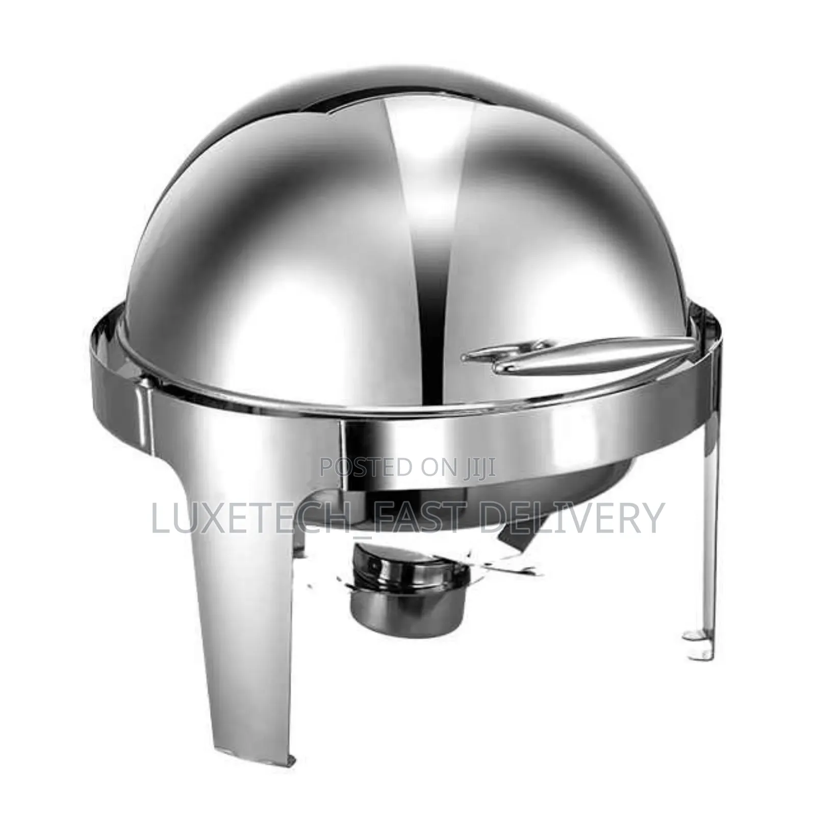 Buffet Stainless Steel Round Roll Top Chafer Chafing Dish 6L