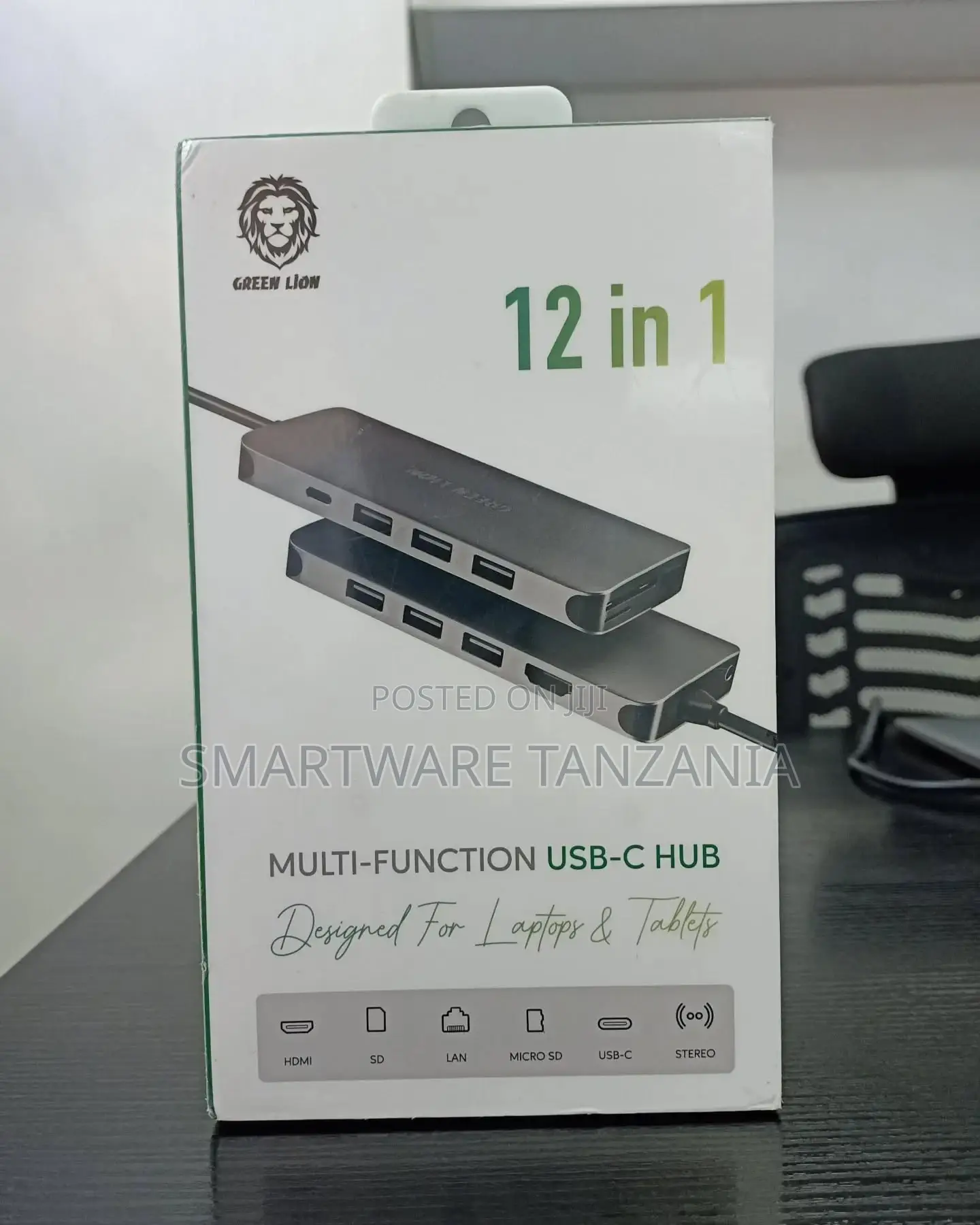 Usb C Hub, 12 In 1 Usb C Docking Station Dual Triple Monitor
