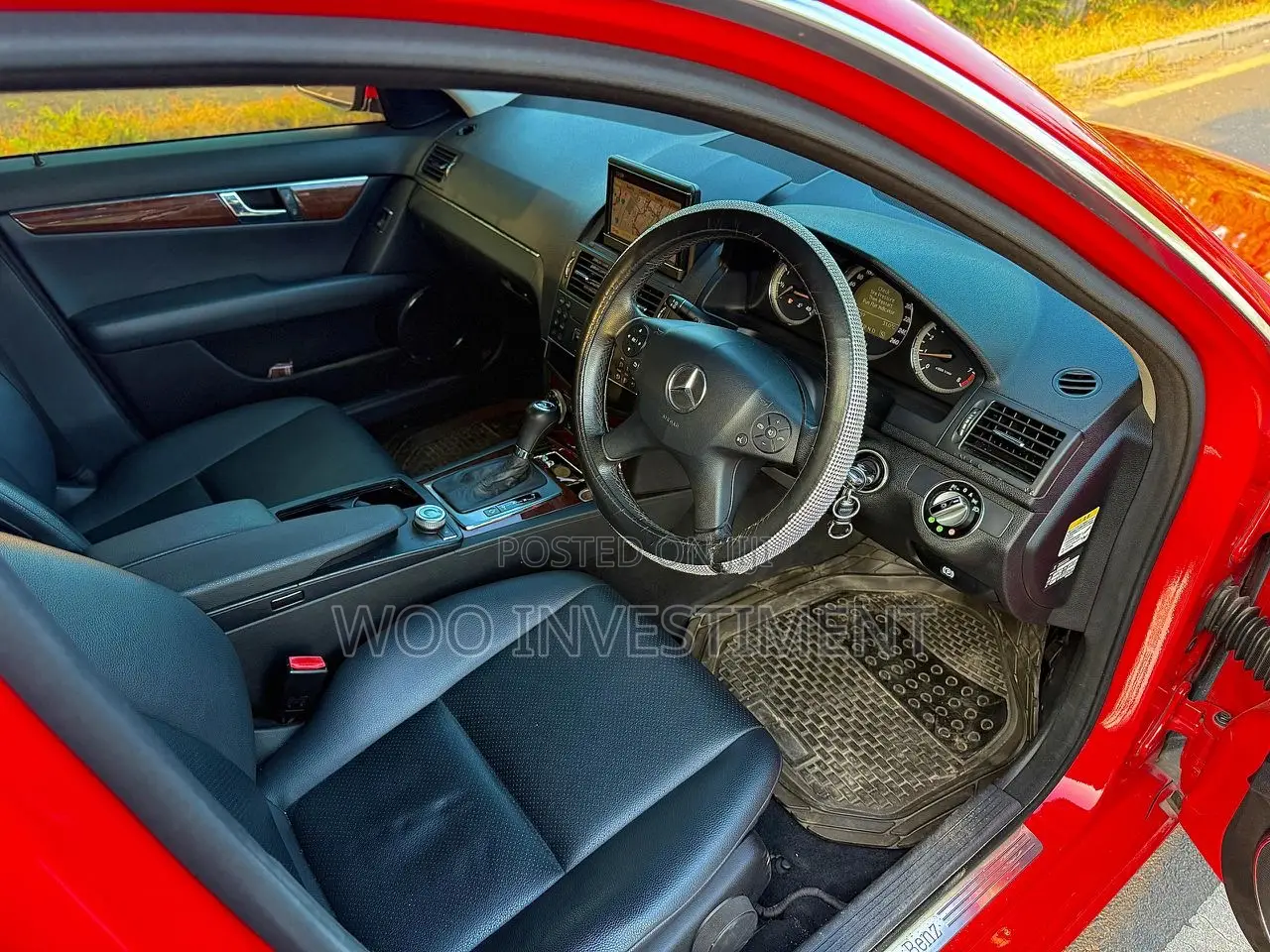 Mercedes-Benz C-Class 2009 Red